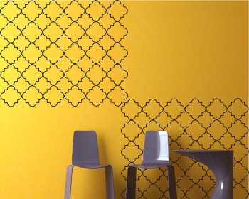 Moroccan Seamless Pattern Decal Vinyl Modern Decals